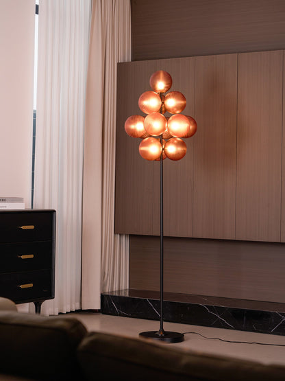 Grape Floor Lamp - Adjustable Height, Energy-Efficient LED Lighting — lifestyle view