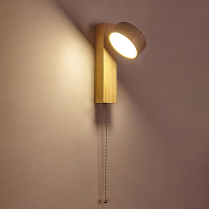 Travertine Beam Wall Lamp, Adjustable LED