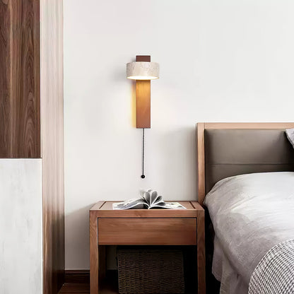 Travertine Beam Wall Lamp, Adjustable LED