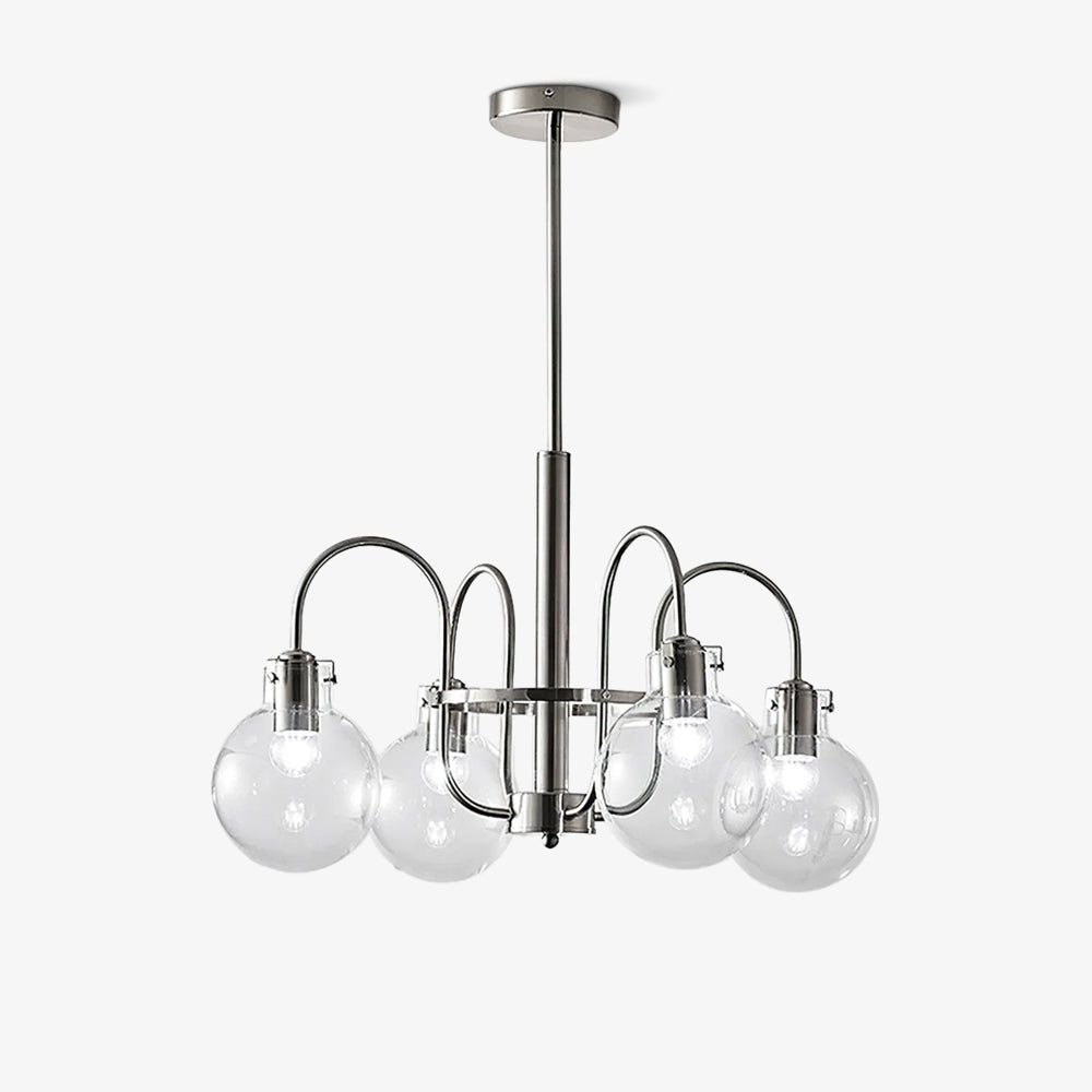 Crystal Accent Chandelier with Adjustable Arms — detail view