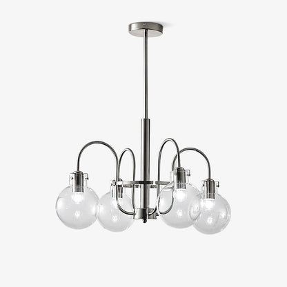 Crystal Accent Chandelier with Adjustable Arms — detail view