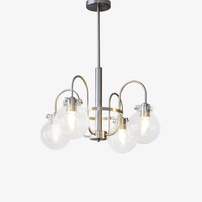 Crystal Accent Chandelier with Adjustable Arms