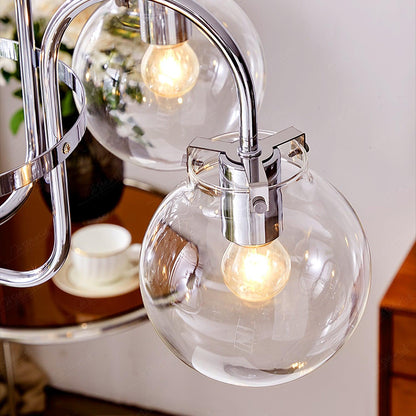 Crystal Accent Chandelier with Adjustable Arms