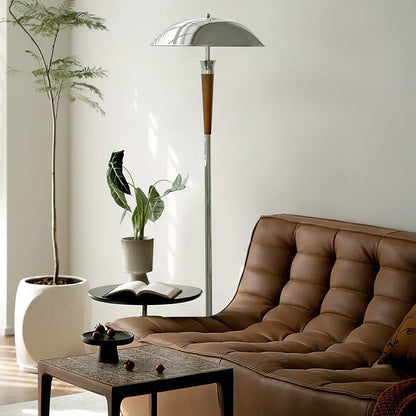Helmet Floor Lamp - Adjustable Height, LED Light Source, Modern Design — detail view