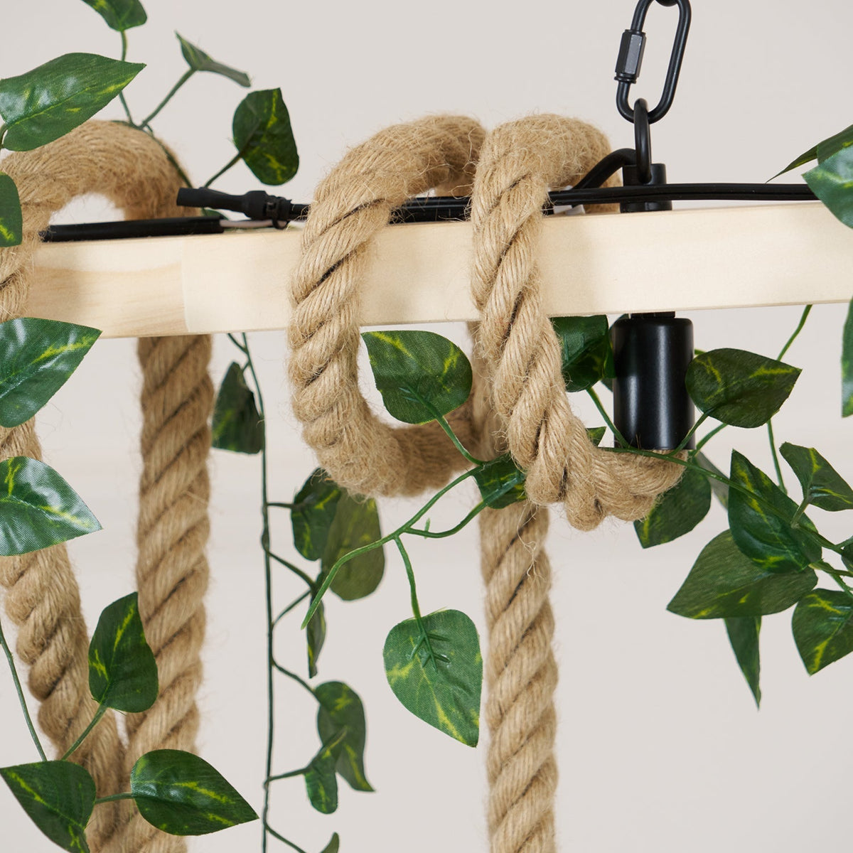 Hemp Rope Industrial Grenade Chandelier Position 19