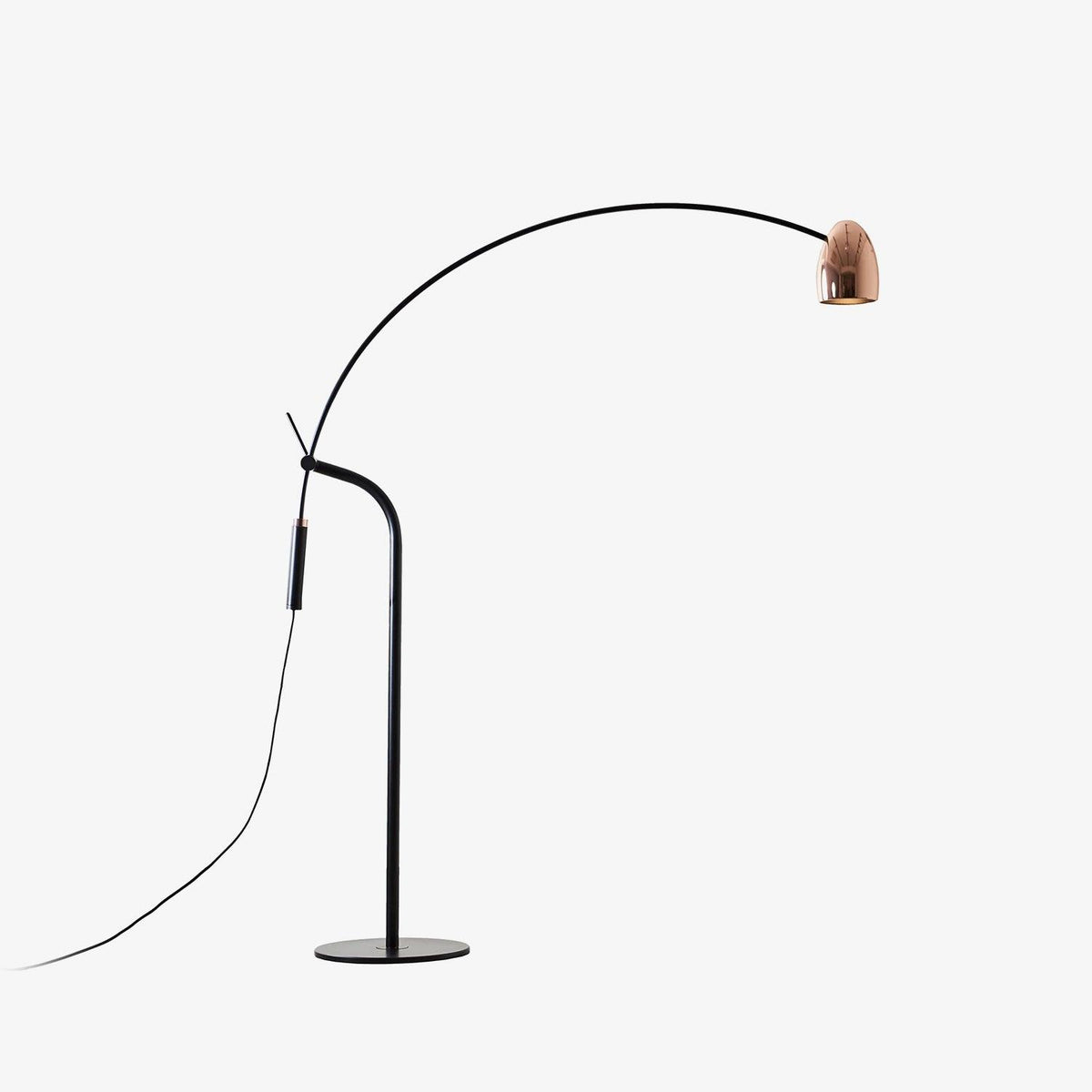Hercules Adjustable Floor Lamp with Dimmable LED and Modern Design — lifestyle view