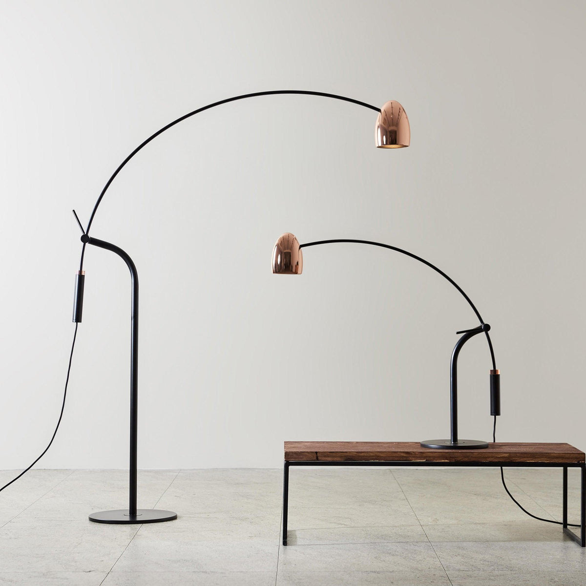 Hercules Adjustable Floor Lamp with Dimmable LED and Modern Design — alternate angle