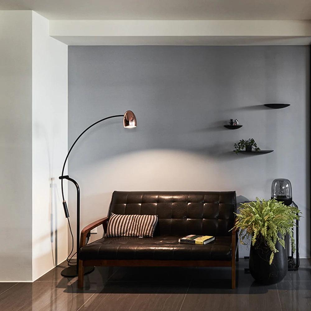 Hercules Adjustable Floor Lamp with Dimmable LED and Modern Design — detail view