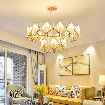 Chandelier with Crystal Accents