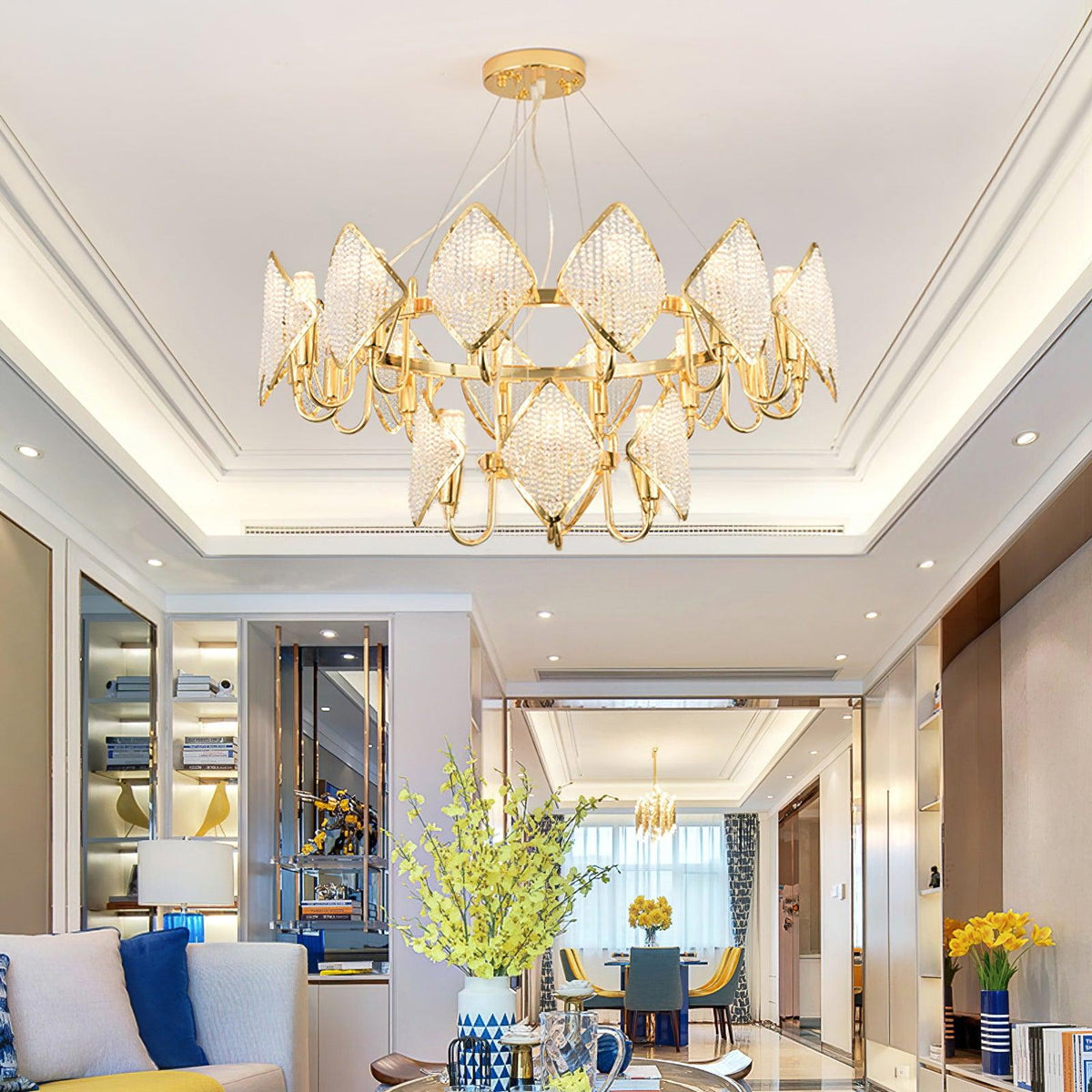 Chandelier with Crystal Accents
