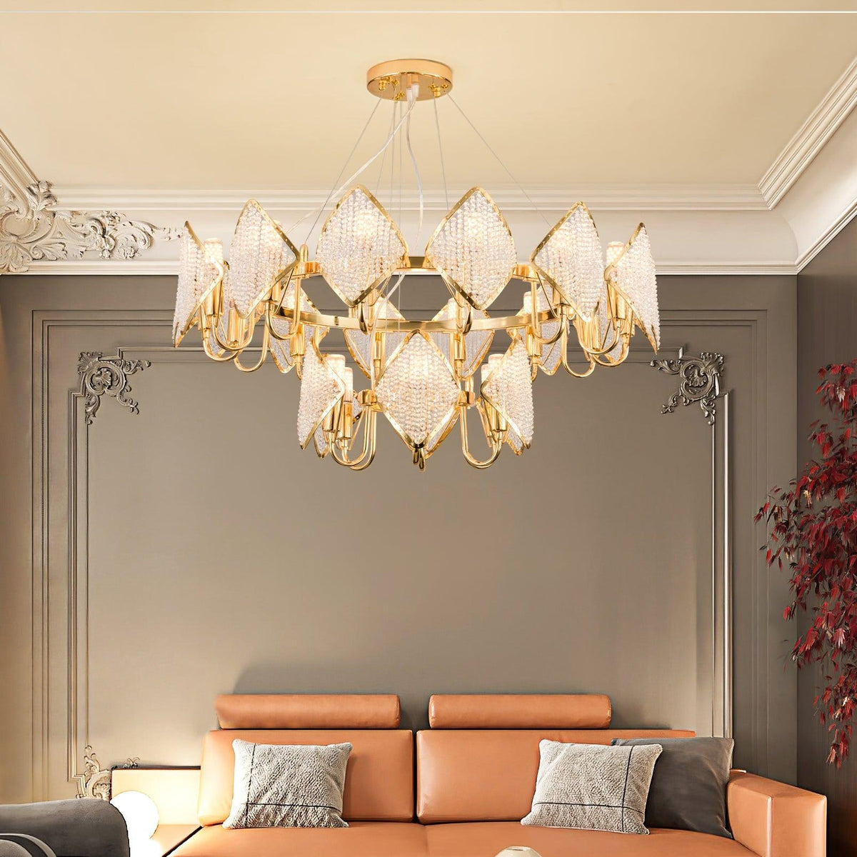 Chandelier with Crystal Accents