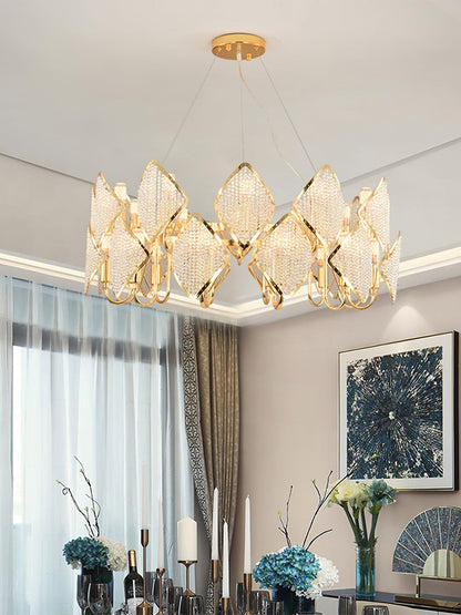 Chandelier with Crystal Accents