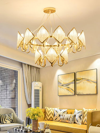 Chandelier with Crystal Accents