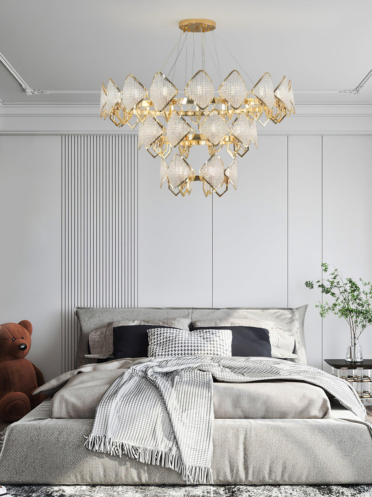 Chandelier with Crystal Accents