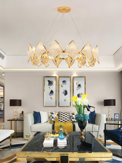 Chandelier with Crystal Accents