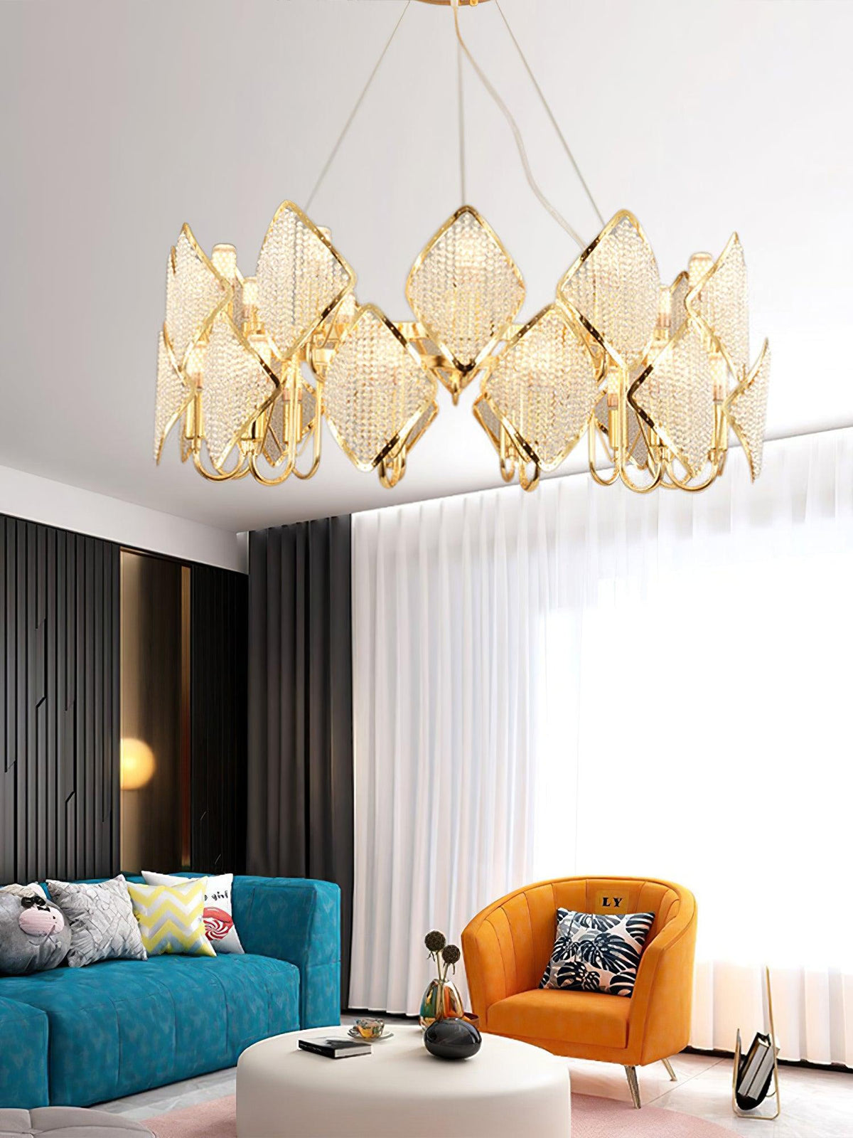 Chandelier with Crystal Accents
