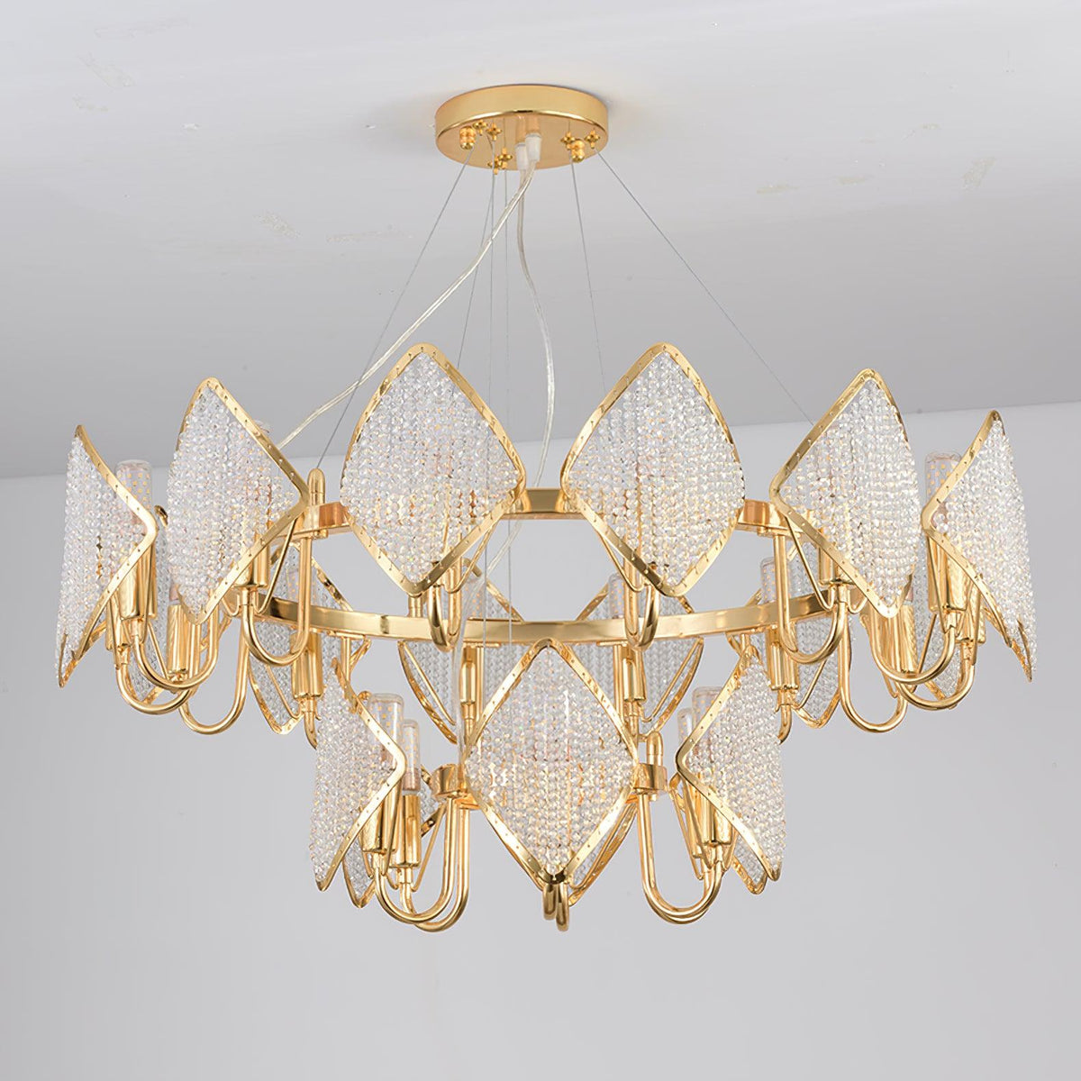 Chandelier with Crystal Accents