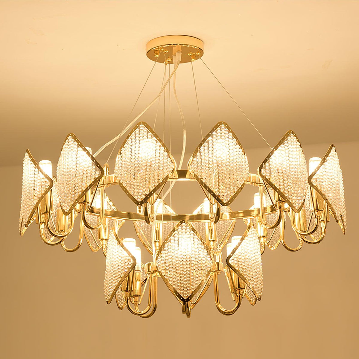 Chandelier with Crystal Accents
