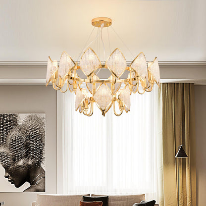 Chandelier with Crystal Accents — lifestyle view