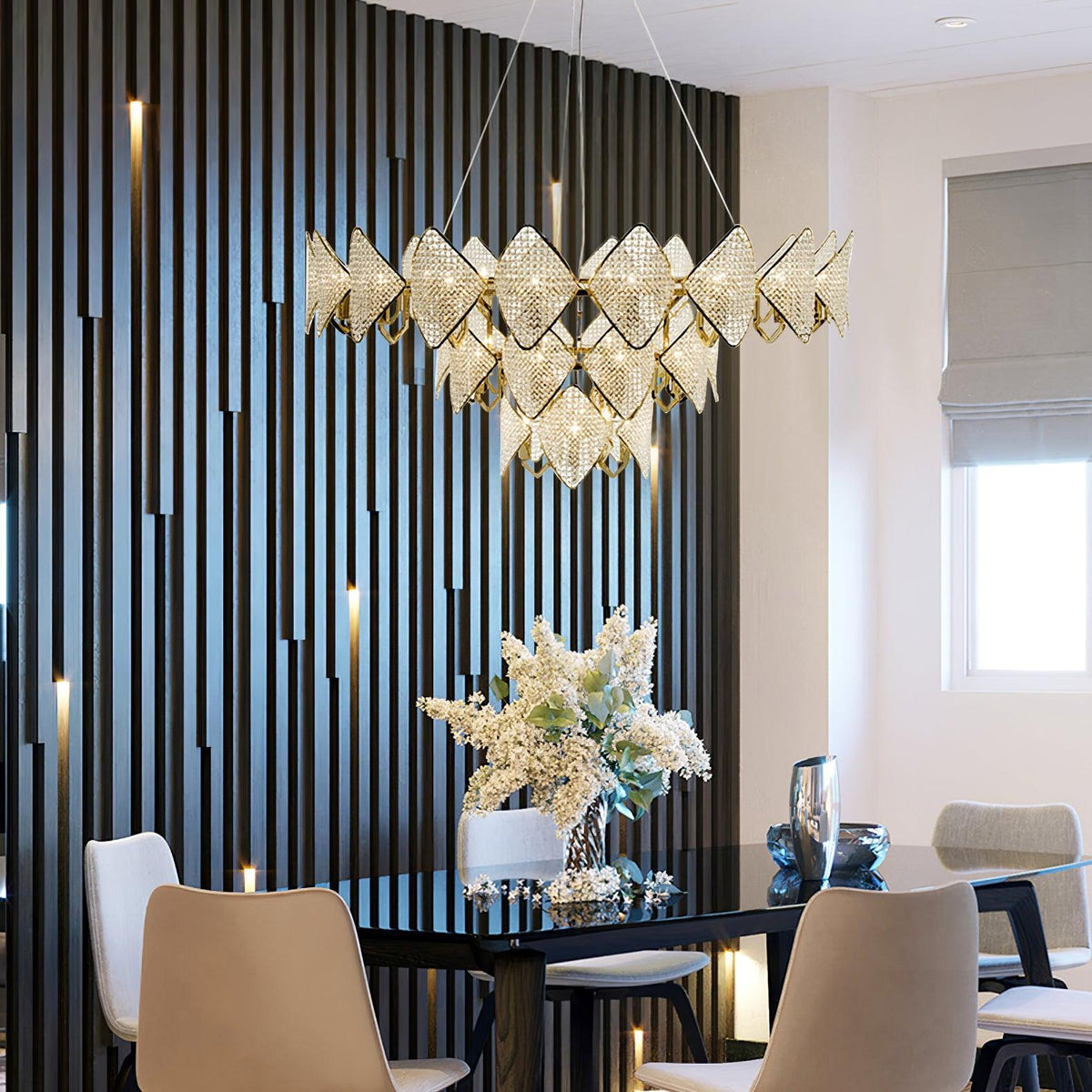 Chandelier with Crystal Accents