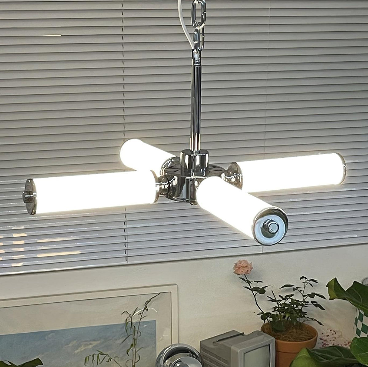 Modern LED Chandelier, Dimmable