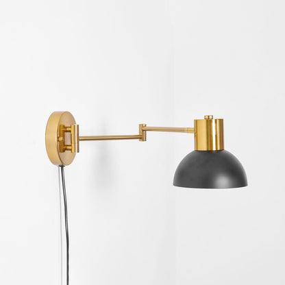 Adjustable Arm Wall Lamp with USB Charging