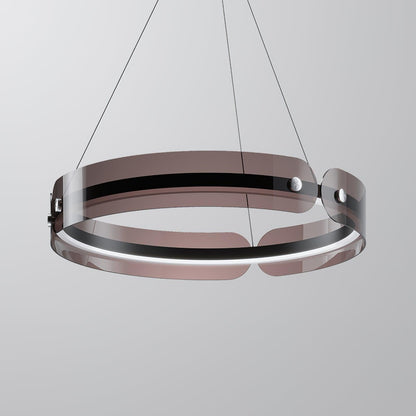 Tall Modern LED Chandelier, Dimmable Brightness