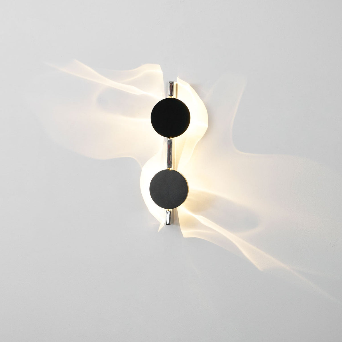Wall Lamp with Dynamic Shadow Effect — side view