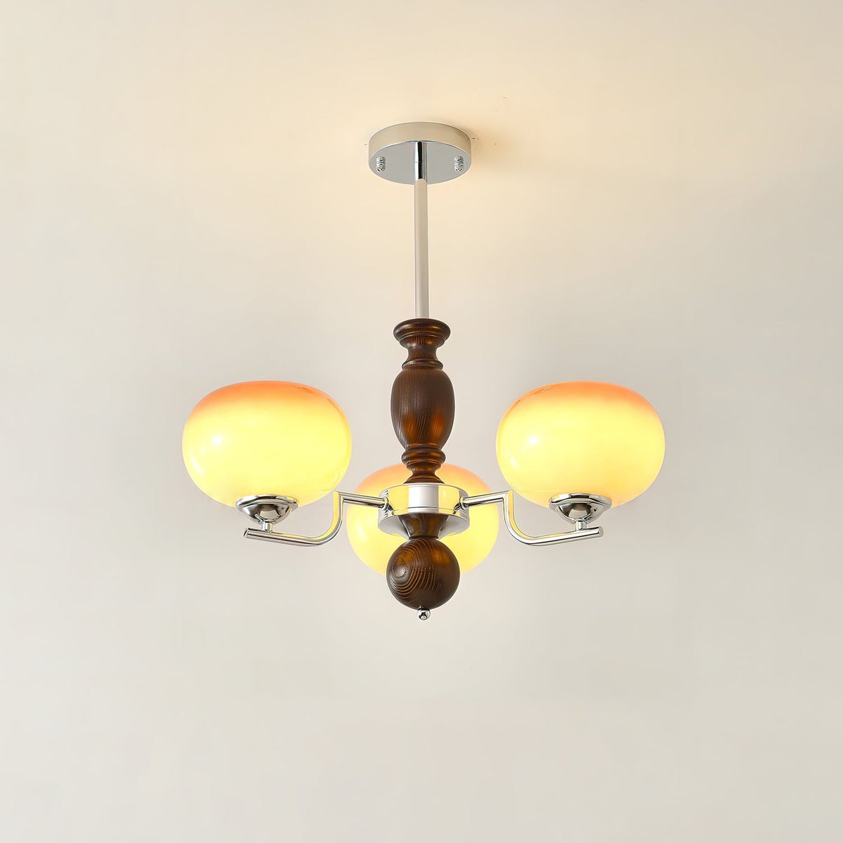 Modern Chandelier with Adjustable Brightness — front view