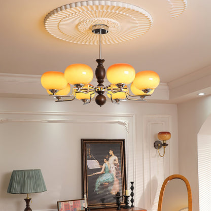 Modern Chandelier with Adjustable Brightness — front view