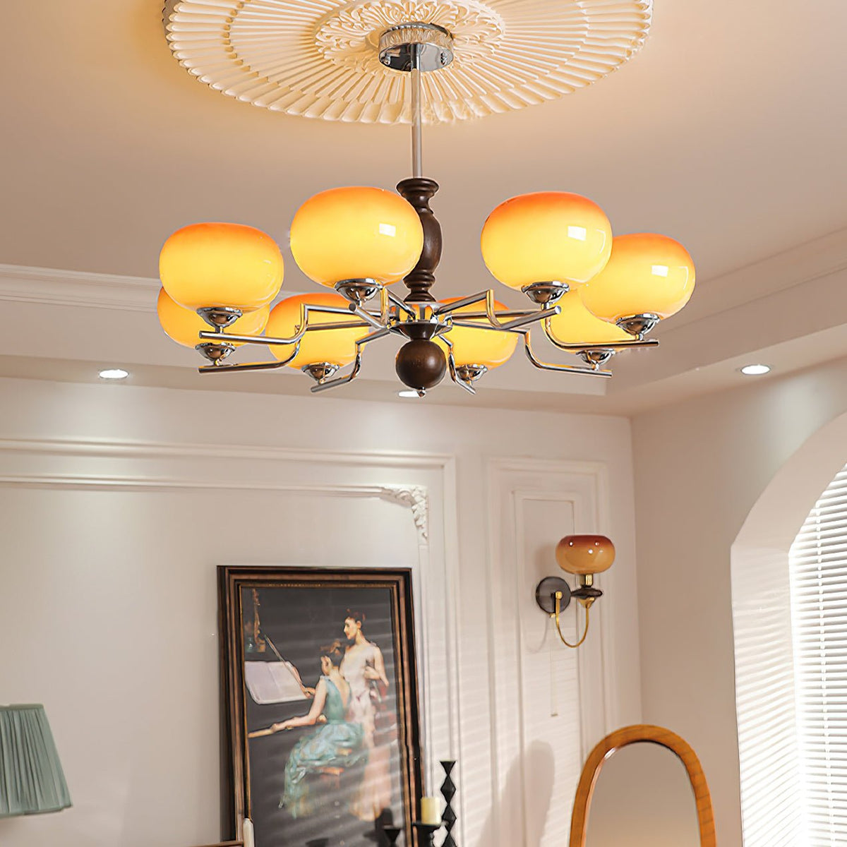 Modern Chandelier with Adjustable Brightness