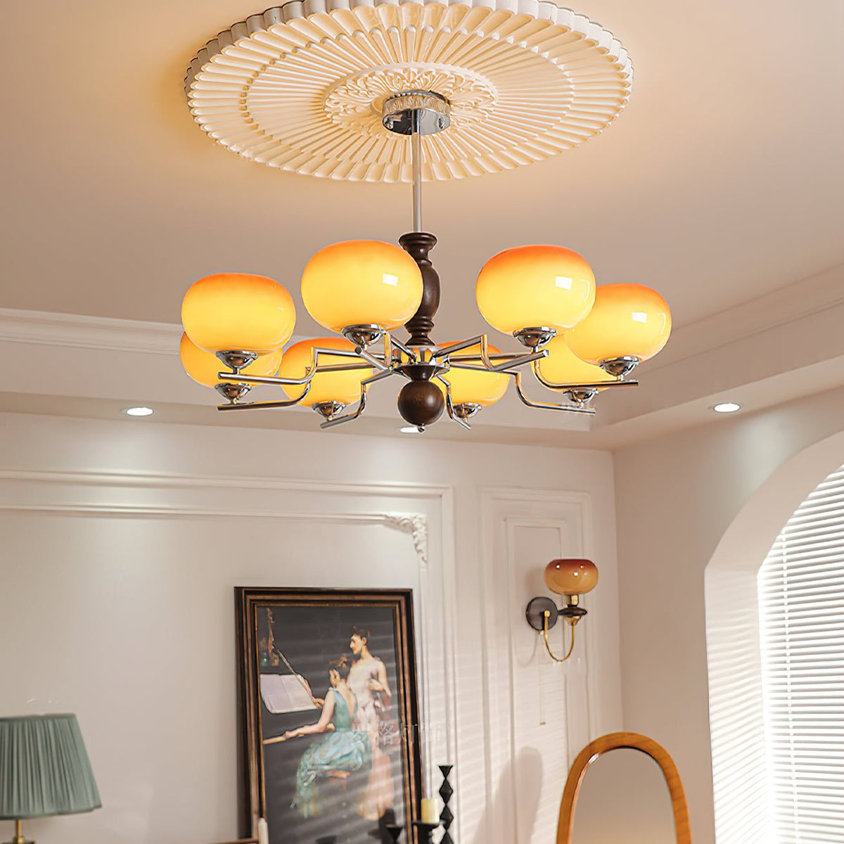 Modern Chandelier with Adjustable Brightness