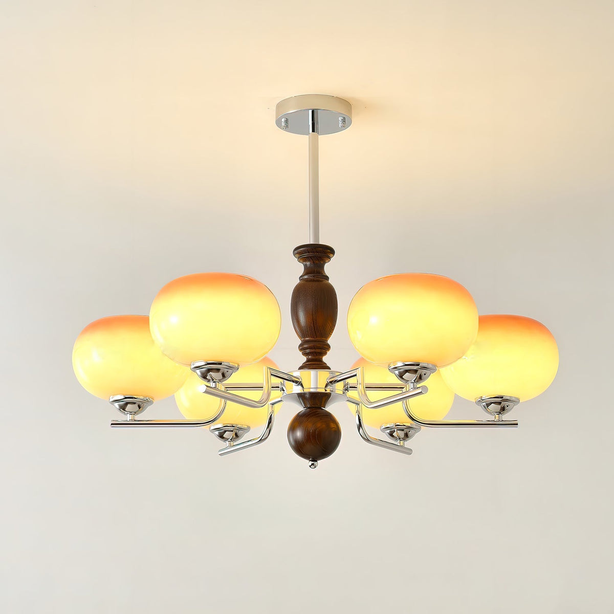 Modern Chandelier with Adjustable Brightness — side view