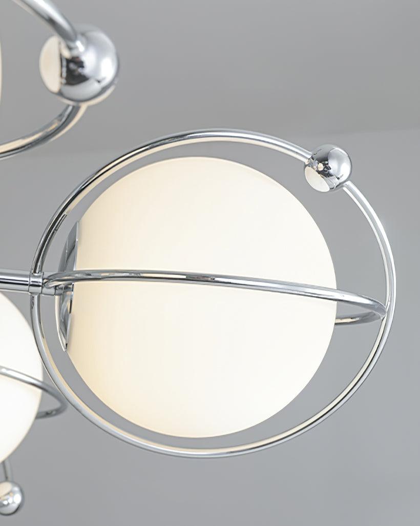 Chandelier with Adjustable Height and LED Lighting