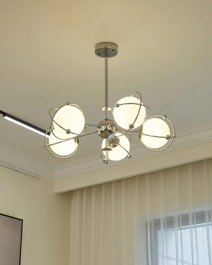 Chandelier with Adjustable Height and LED Lighting