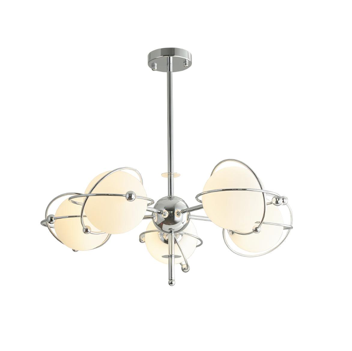 Chandelier with Adjustable Height and LED Lighting