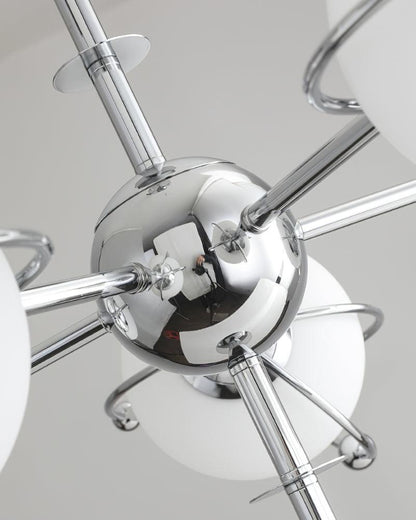 Chandelier with Adjustable Height and LED Lighting