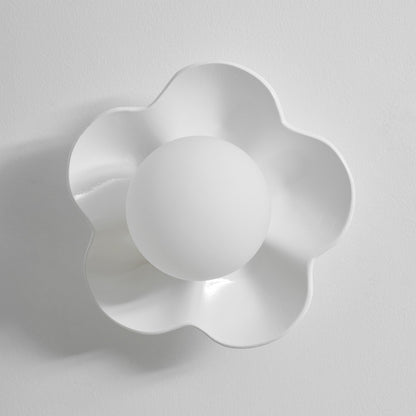 Flower-Shaped Wall Lamp with Adjustable Brightness