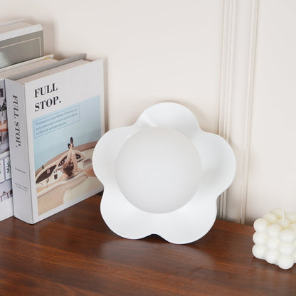 Flower-Shaped Wall Lamp with Adjustable Brightness