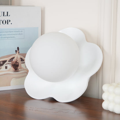 Flower-Shaped Wall Lamp with Adjustable Brightness