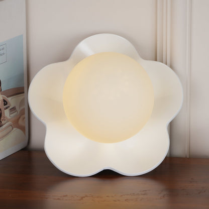 Flower-Shaped Wall Lamp with Adjustable Brightness