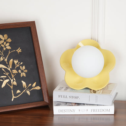 Flower-Shaped Wall Lamp with Adjustable Brightness