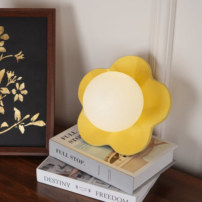 Flower-Shaped Wall Lamp with Adjustable Brightness