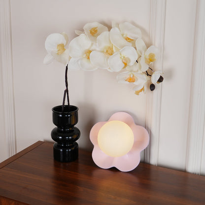 Flower-Shaped Wall Lamp with Adjustable Brightness