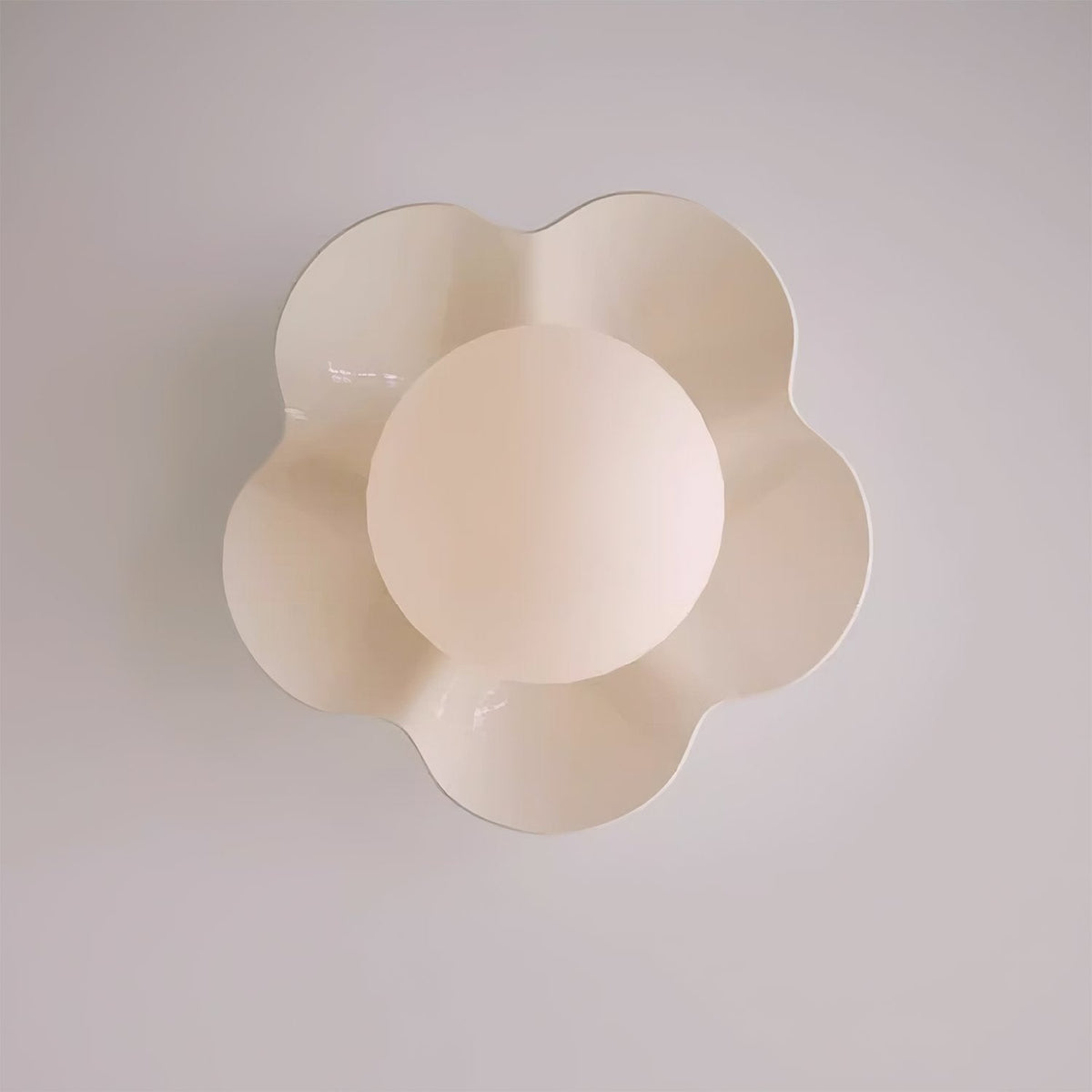 Flower-Shaped Wall Lamp with Adjustable Brightness