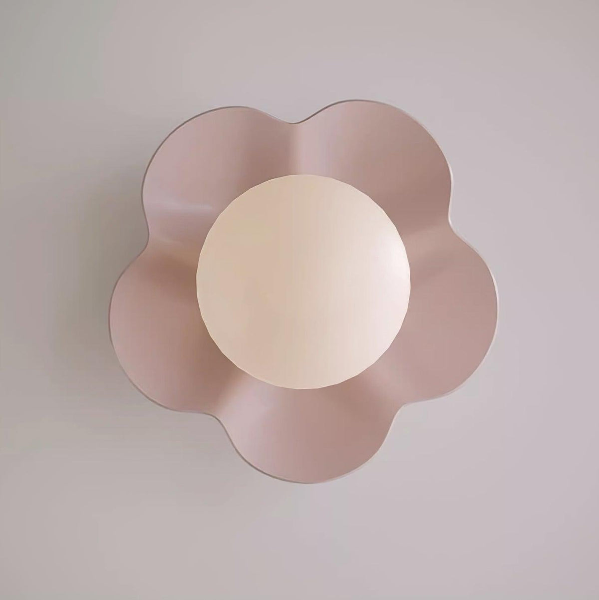 Flower-Shaped Wall Lamp with Adjustable Brightness