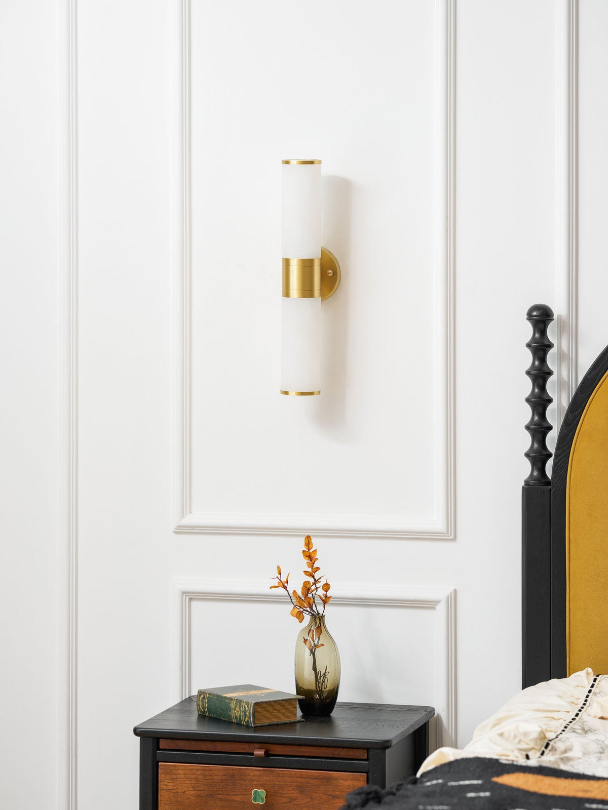 Alabaster Wall Lamp with Soft Glow