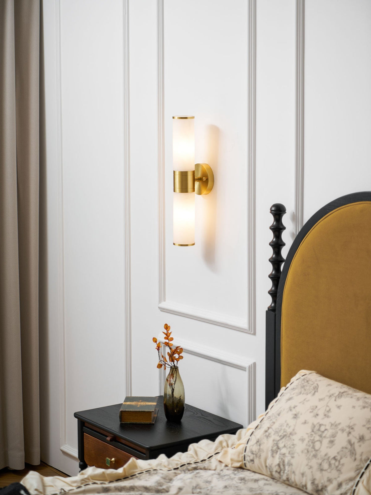 Alabaster Wall Lamp with Soft Glow