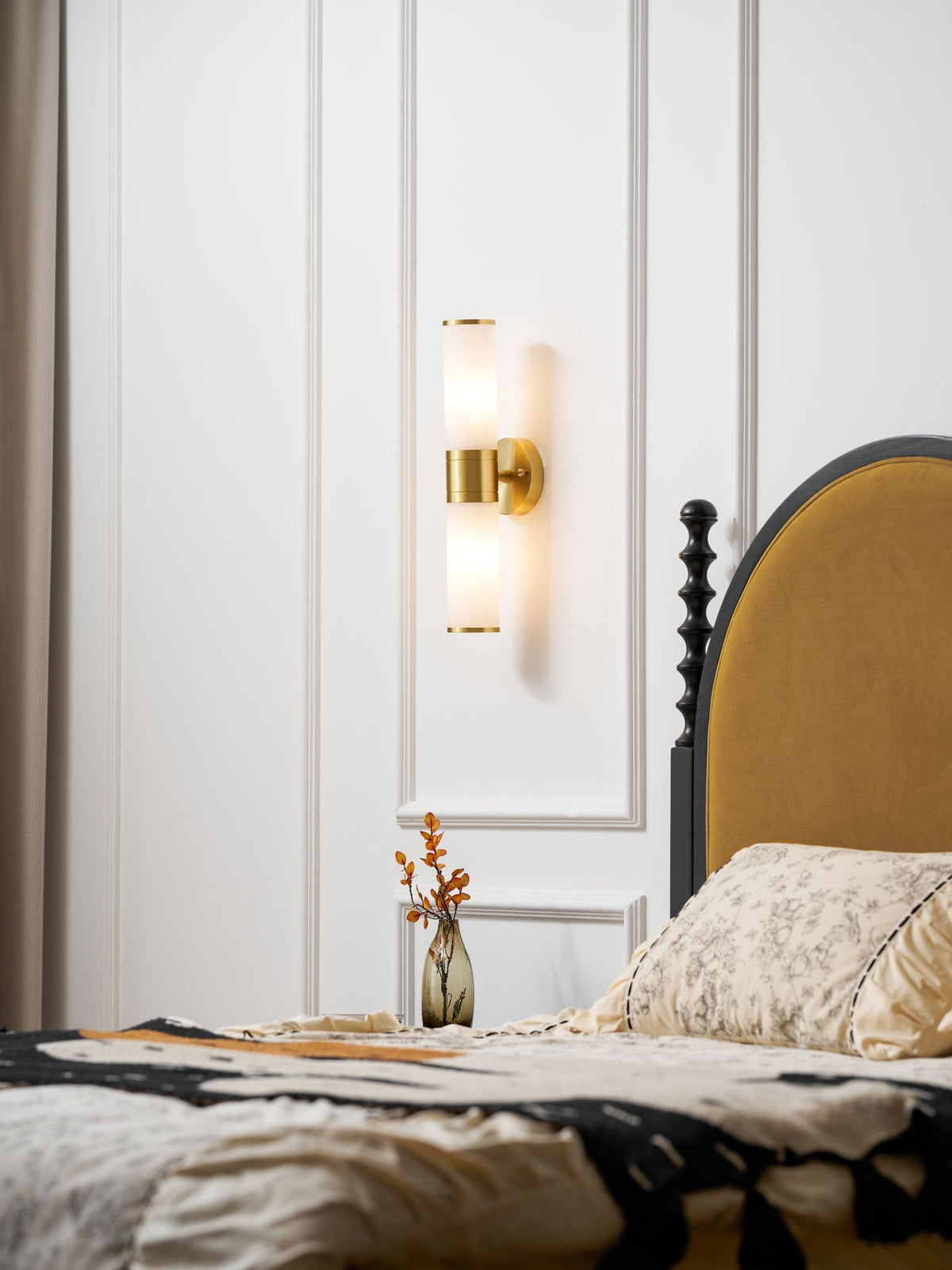 Alabaster Wall Lamp with Soft Glow