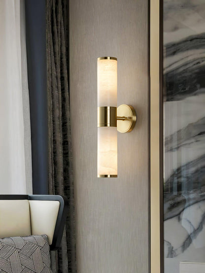 Alabaster Wall Lamp with Soft Glow